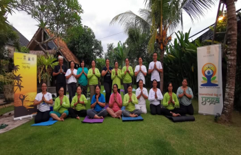 Pre-Event IDY with Komunitas Yoga Sukawati